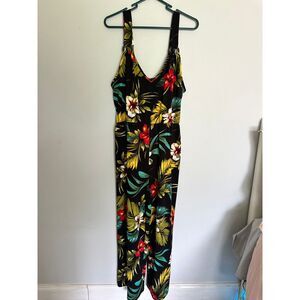 Vibe Sports Wear Miami, Hawaii, Tropical Vibe Romper‎ Jumpsuit Size 1X
